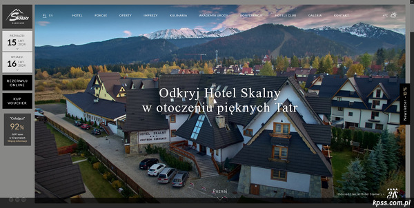 Hotel Skalny strona www