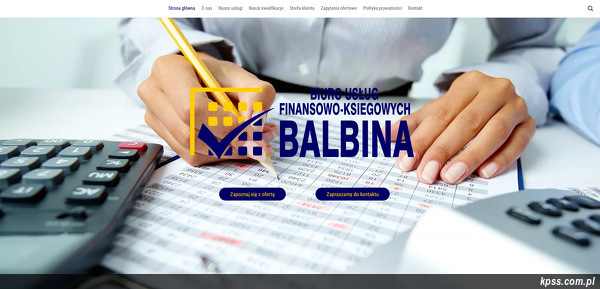 Biuro usług finansowo-księgowych “Balbina strona www