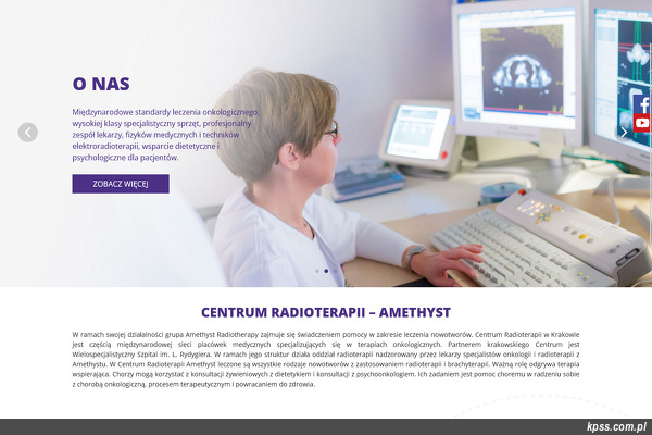 Amethyst Radiotherapy Poland strona www