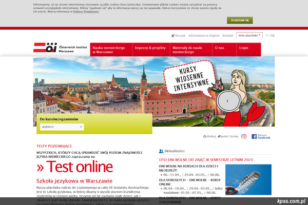 Osterreich Institut Polska sp. z o.o. strona www