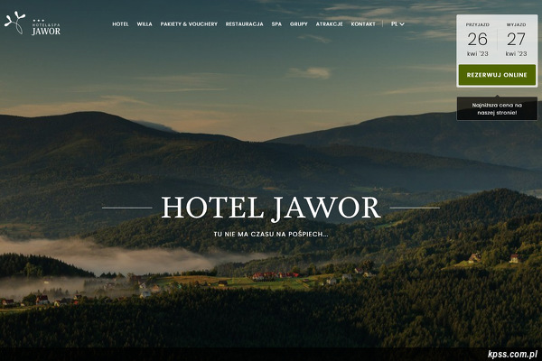 Hotel & SPA Jawor strona www