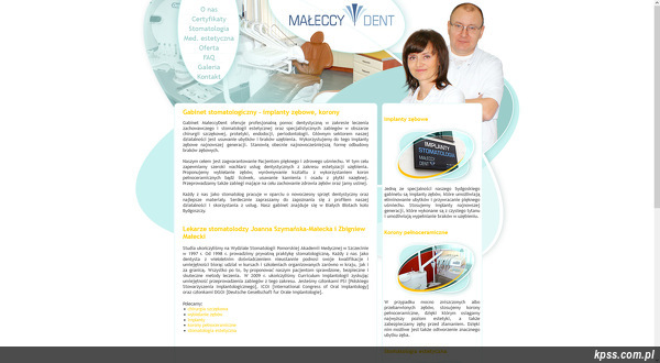 Gabinet Stomatologiczny MałeccyDent strona www