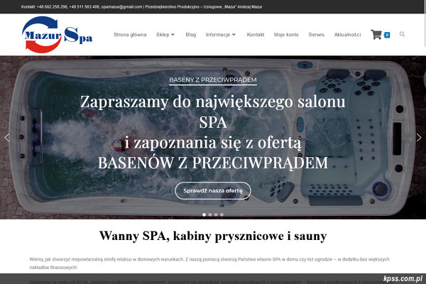 Przedsiębiorstwo Produkcyjno - Usługowe Mazur Andrzej Mazur strona www