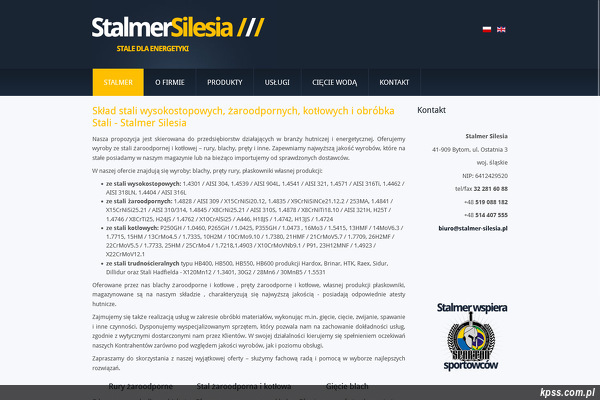 Stalmer Silesia strona www